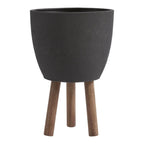 Stone Finish Tripod Planter