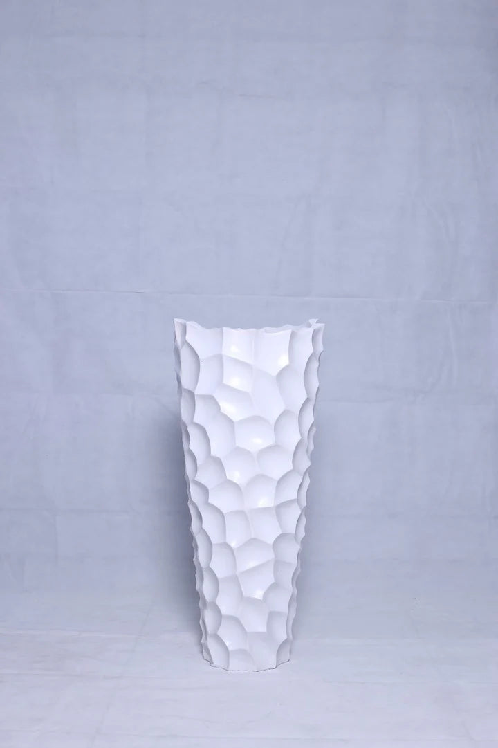 Curvy Glass Shaped Planter